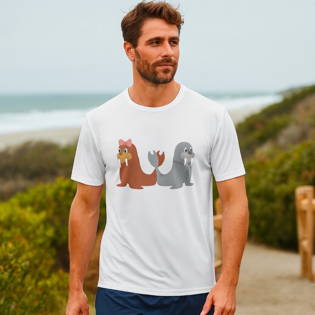 Adorable Male and Female Walruses T-Shirt (Creator Uploaded)