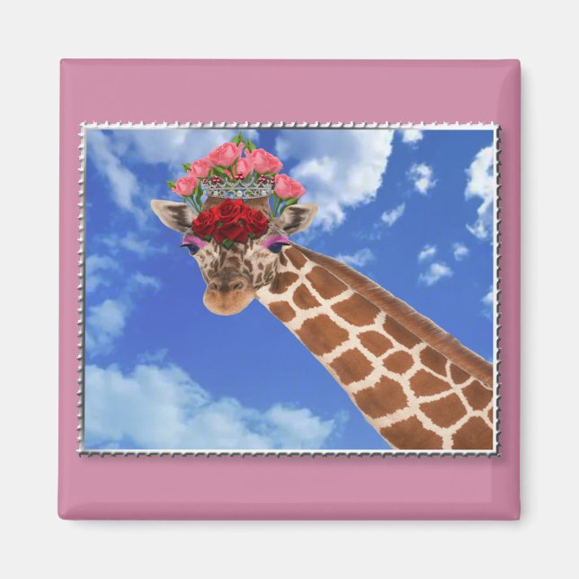 Adorable “Missy Giraffe” Magnet (Front)