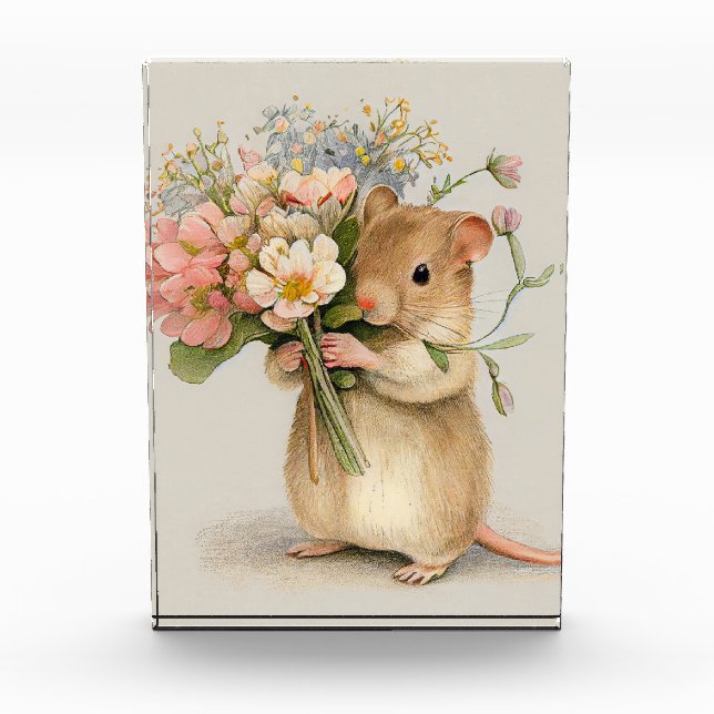 Adorable Mouse Photo Block (Front)