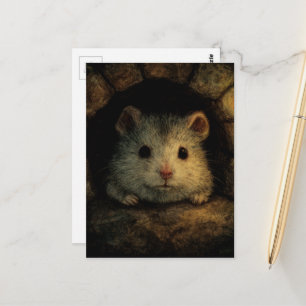 Adorable Mouse Postcard