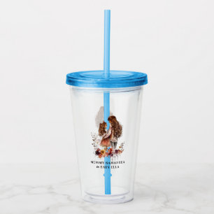 Adorable Mum and Daughter Bond (10) Acrylic Tumbler