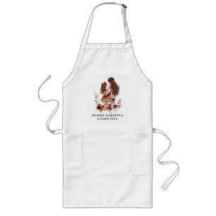 Adorable Mum and Daughter Bond (10) Long Apron