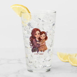Adorable Mum and Daughter Bond (11) Glass