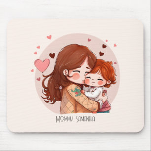 Adorable Mum and Daughter Bond (14) Mouse Pad