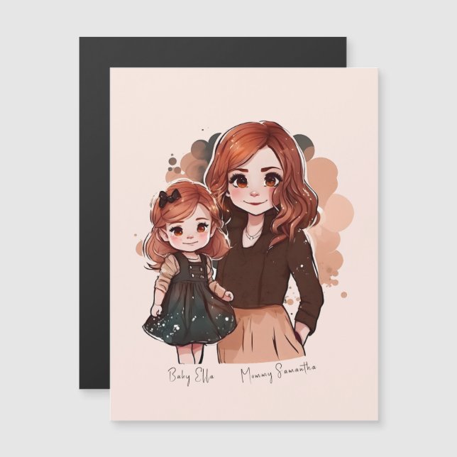 Adorable Mum and Daughter Bond (2) (Front/Back)