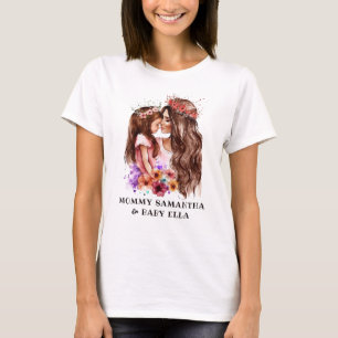 Adorable Mum and Daughter Bond (6) T-Shirt