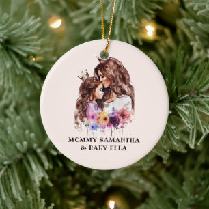 Adorable Mum and Daughter Bond (8) Ceramic Tree Decoration