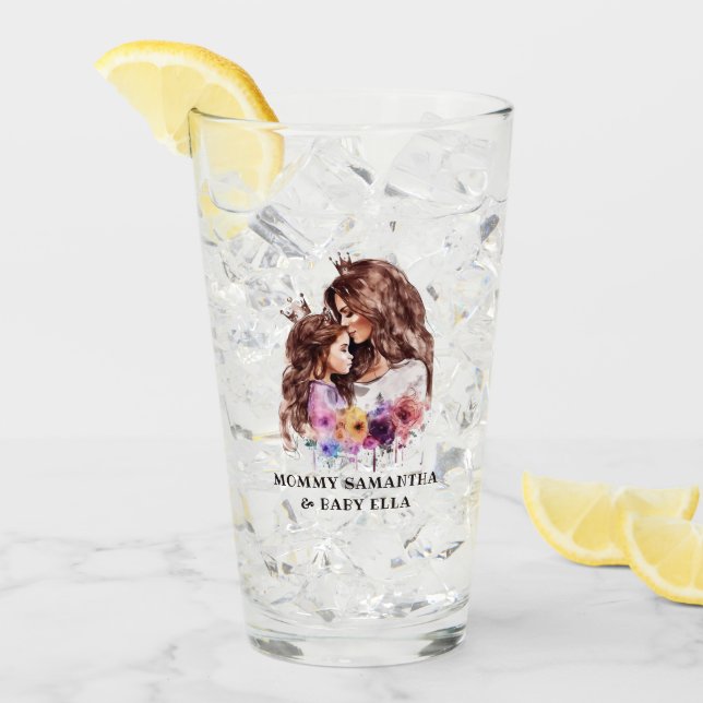 Adorable Mum and Daughter Bond (8) Glass (Front Ice)