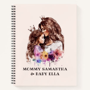 Adorable Mum and Daughter Bond (8) Notebook