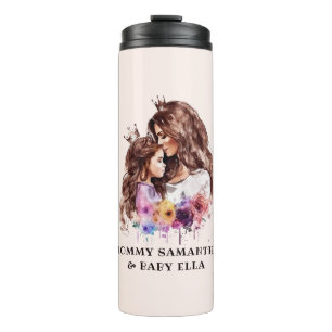 Adorable Mum and Daughter Bond (8) Thermal Tumbler