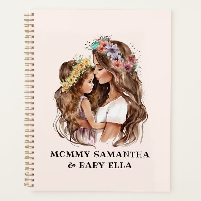 Adorable Mum and Daughter Bond (9) Planner (Front)
