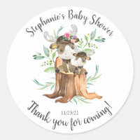 Adorable Mum & Baby Moose Baby Shower Favour