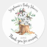 Adorable Mum & Baby Wolf Baby Shower Favour
