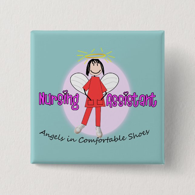 Adorable Nursing Assistant Gifts 15 Cm Square Badge (Front)