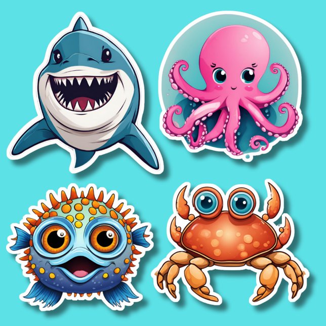 Adorable Ocean Life Set Waterproof  (Creator Uploaded)