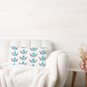 Adorable Ocean Octopus & Colourful Seashells Lumbar Cushion