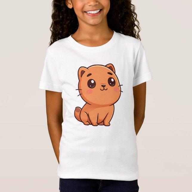 Adorable Orange Kitten T-Shirt (Front)