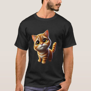 Adorable Orange Tabby Kitten Cute Cat T-Shirt