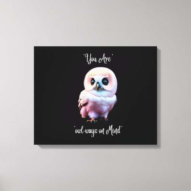 Adorable Owl Wall Art (Front)