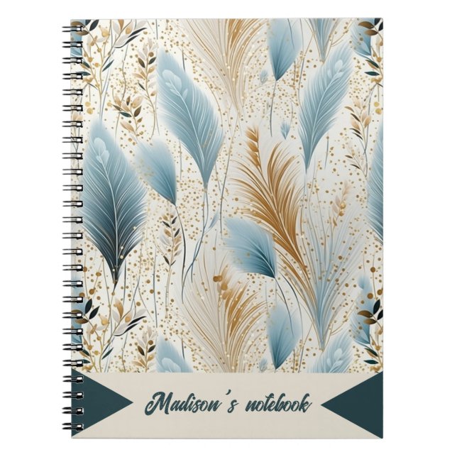 Adorable Pampas Grass  Notebook (Front)