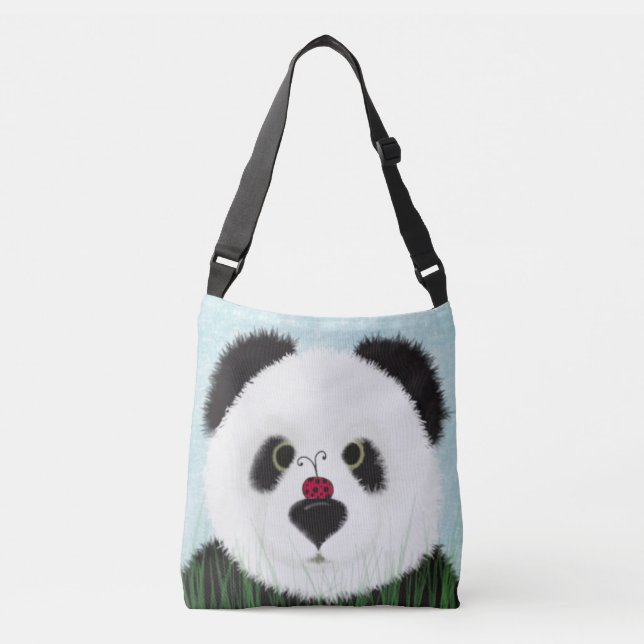 Adorable Panda Bear Crossbody Bag (Front)