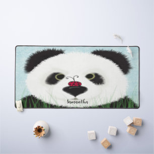 Adorable Panda Bear  Desk Mat