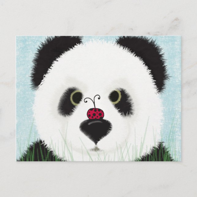 Adorable Panda Bear Postcard (Front)