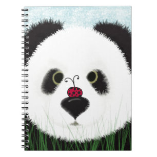 Adorable Panda Bear Spiral Notebook