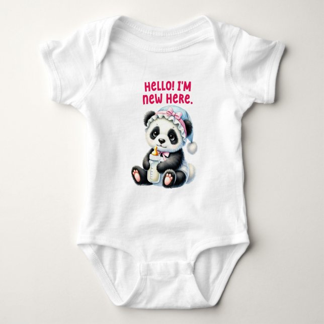 Adorable Panda Bodysuit  (Front)