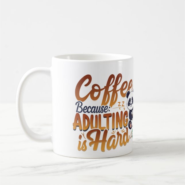 Adorable Panda Coffee Lover’s Mug (Left)