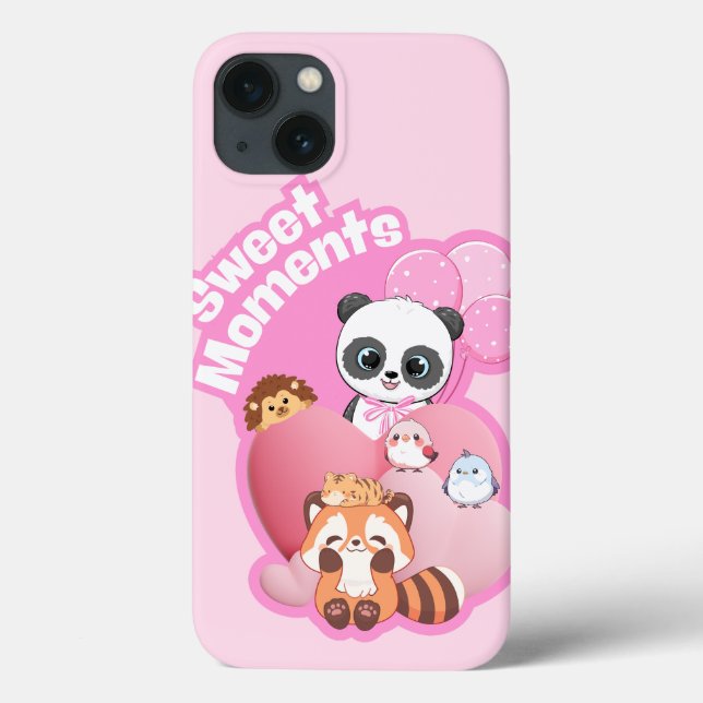 Adorable Panda & Friends Design Case-Mate iPhone Case (Back)