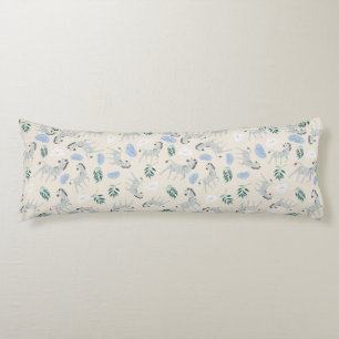 Adorable pastel safari zebra pattern nursery pink  body cushion