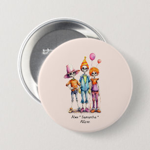 Adorable Pastel Zombie Trio - Cute Halloween (3) 7.5 Cm Round Badge