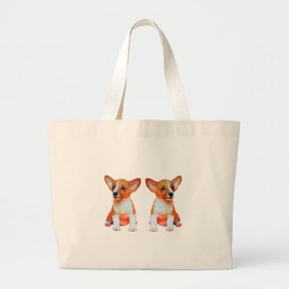Adorable Pembroke Welsh Corgi Dog Lover Tote Bag