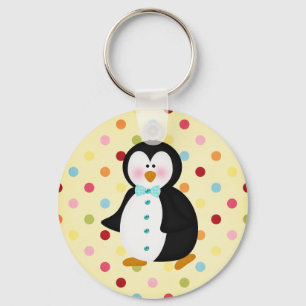 adorable Penguin Key Ring