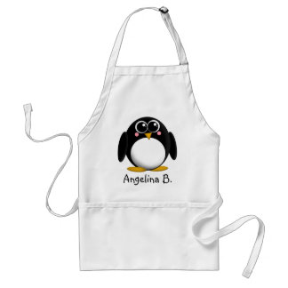 Adorable Penguin Personalised Apron