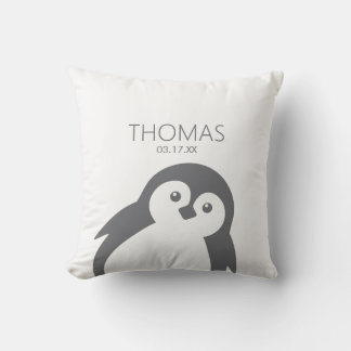 Adorable Penguin Throw Pillow