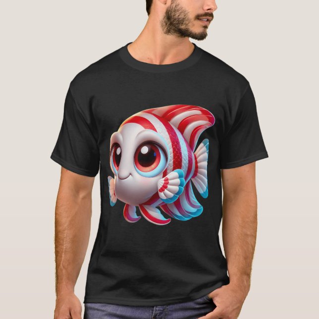 Adorable Peppermint Angelfish T-Shirt (Front)