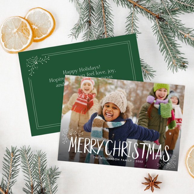 adorable personalised holiday photo card (Creator Uploaded)