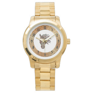 Adorable pfergekopf metallised horse head watch