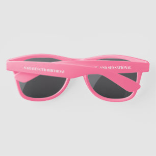 Adorable Pink Party Favour Sunglasses Customisable