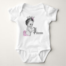 Adorable Pink Princess Baby Girl Shirts