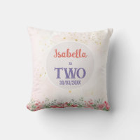Adorable Pink & Purple Butterfly Birthday