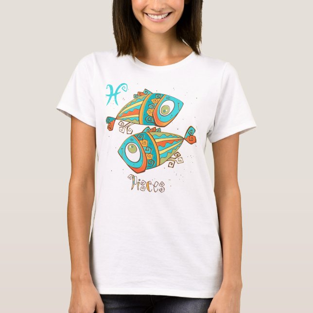 Adorable Pisces Fish T-Shirt (Front)