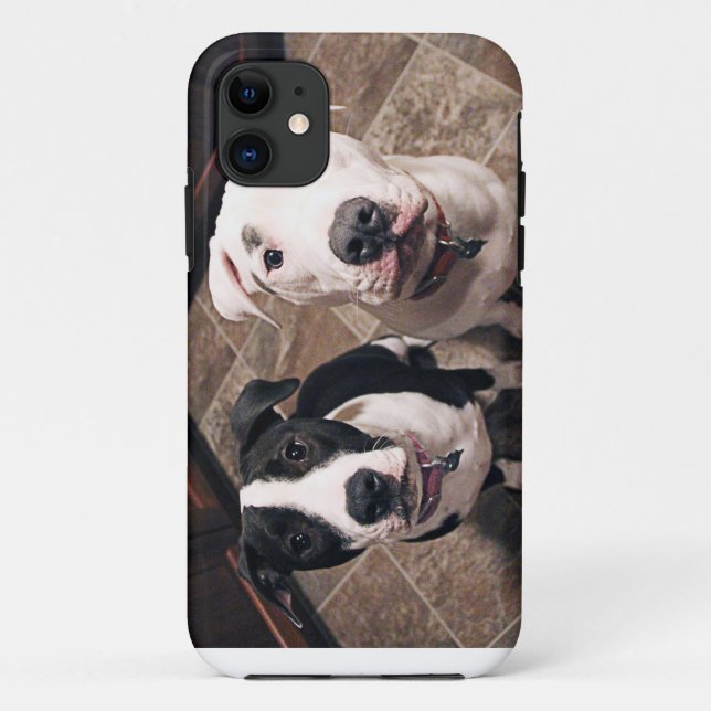 adorable pitbull puppies dogs Case-Mate iPhone case (Back)