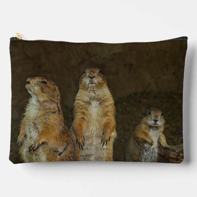 Adorable Praririe Dogs Accessory Pouch (Front)