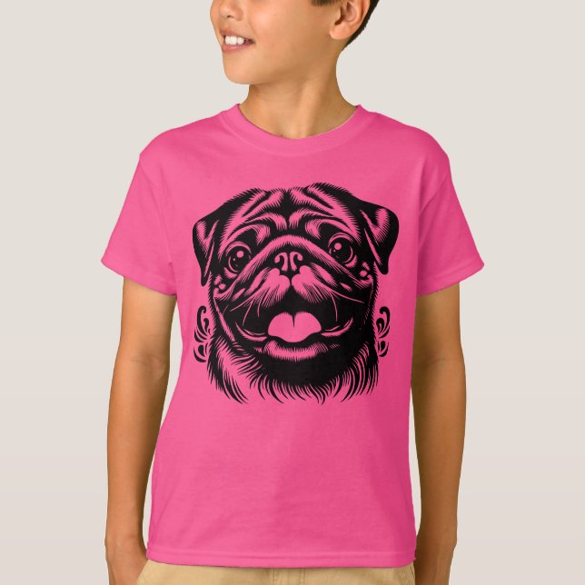 Adorable Pug T-Shirt (Front)