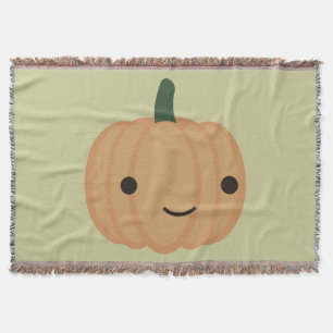 Adorable Pumpkin Throw Blanket