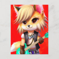 Adorable Punk Rock Fox