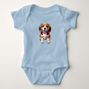 Adorable Puppy Baby – Cute and Cosy Design Bodysuit